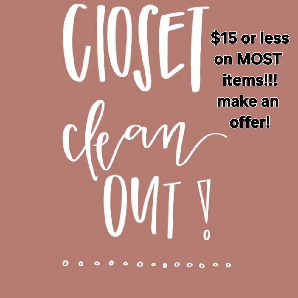 Closet Clean Out Sign